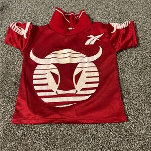 Red Kids Shirt with Bull Design